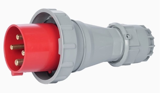 4 आउटलेट 63A IP67 इंडस्ट्रियल प्लग 3पोल 4पोल 5पोल वाटरप्रूफ प्लग 380V-415V